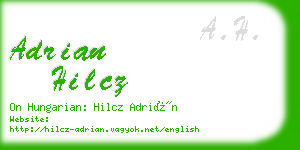 adrian hilcz business card